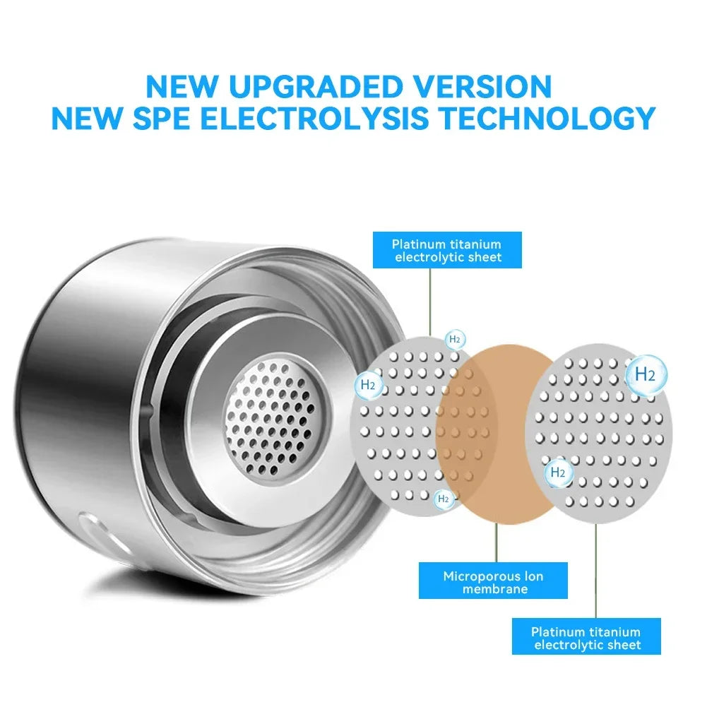 Hydrogen Water Bottle Generator Hydrogen Rich Health Cup Alkaline Ionizer USB Rechargeable Portable hydrogen Water Ionizer