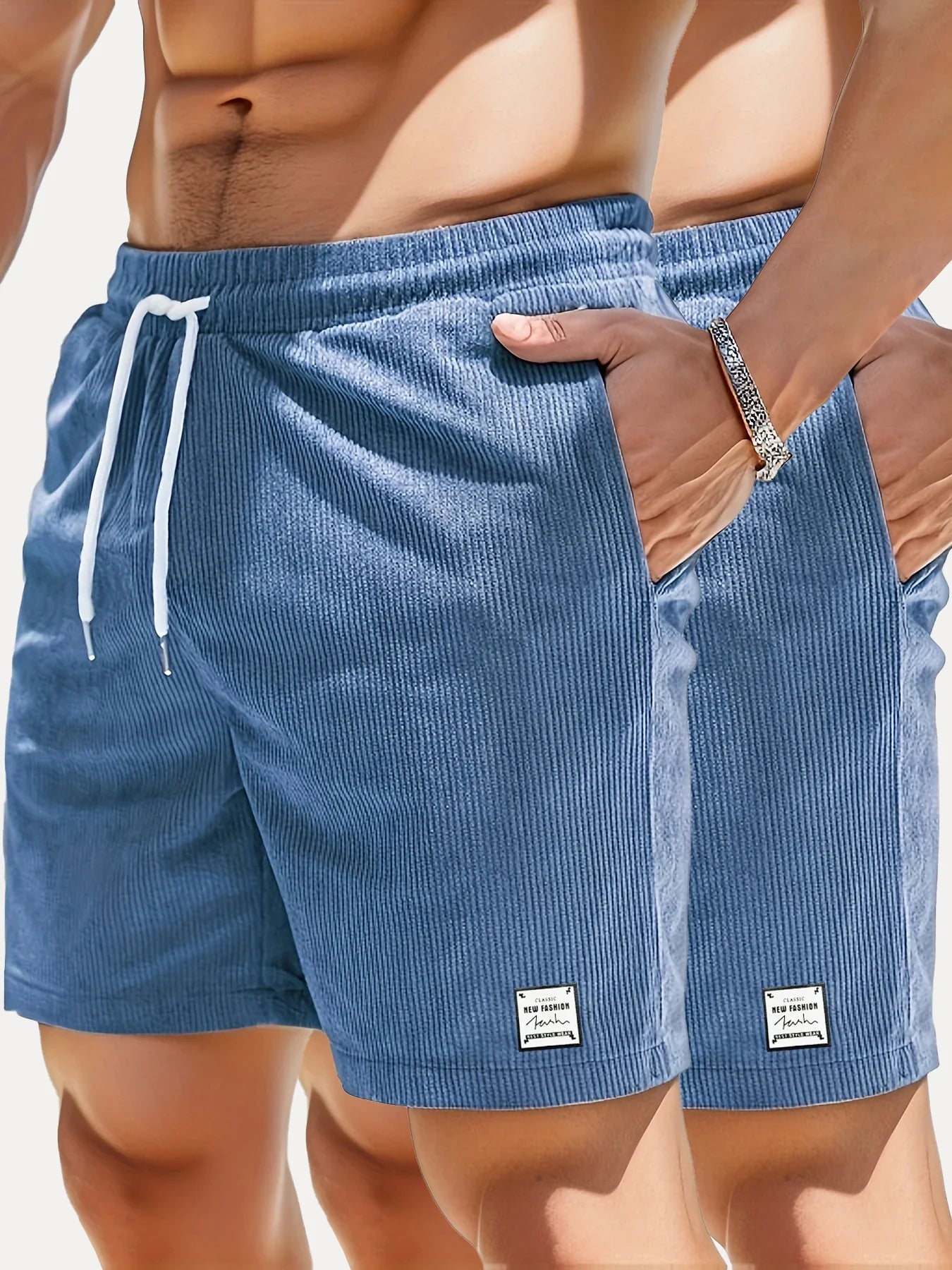 Summer New Arrival Sports Short Men New Comfortable Elastic Waist Clothing Male Breathable Short Trousers .Casual Shorts for  Men