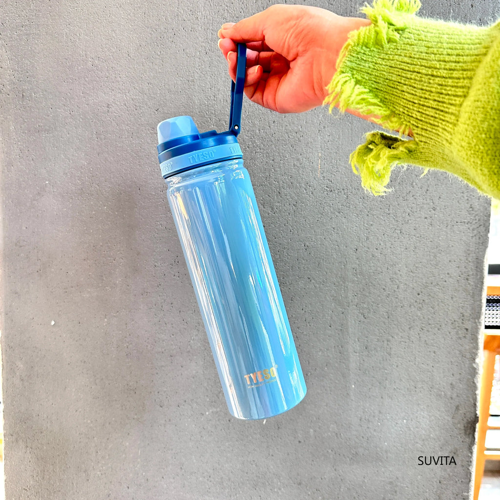 Tyeso Stainless Steel Thermos Water Bottle Portable Sport Vacuum Flask Keeps Cold and Heat Thermal Mug Insulated Car Tumbler Cup