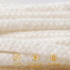 Water Bottle Handle Strap Handmade Flower 16-40oz Tumbler Silicone Safety Ring Cotton Rope Flower Durable Water Bottle Strap