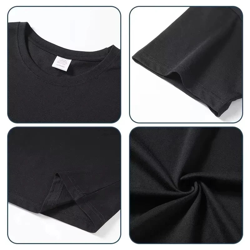 Men's Casual JOY Graphic T-shirt Short Sleeve Round Neck Soft Cotton Machine Washable Large Size Summer Casual Wear Tops