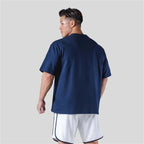 LYFT BIG Y Men 100% Cotton T-Shirt Pattern Printed Loose Oversized-Shirts Men Clothing Street Casual Short Sleeve Tees Tops 3XL