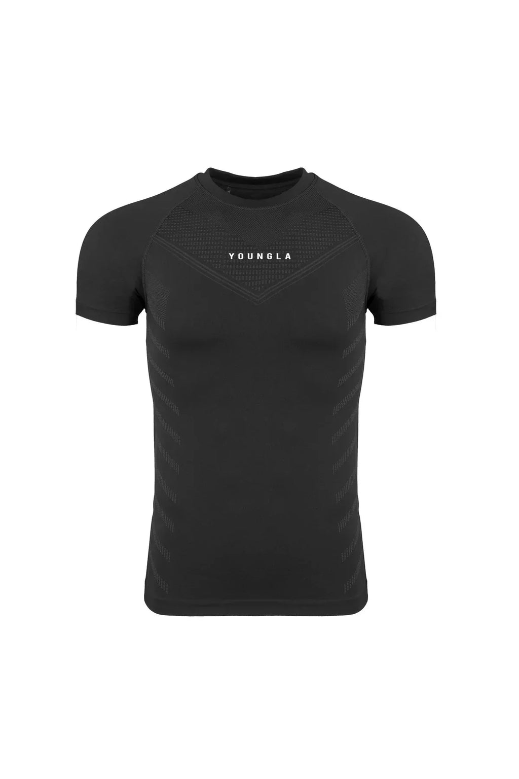 Men's T-Shirts Sports Fitness Trainer Clothe Quick Dry Breathable Stretch Tights Joggers Outdoor Casual Short Sleeves