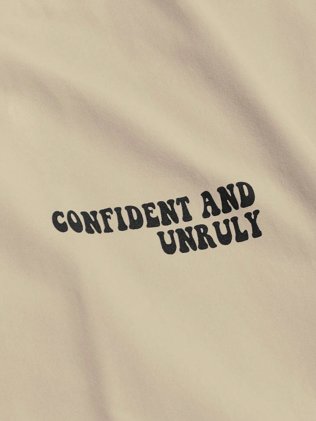Confident And Unruly Attitude Determines Direction Men T Shirt Cotton Shirt Street Loose T-Shirts Summer Breathable Short Sleeve