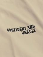 Confident And Unruly Attitude Determines Direction Men T Shirt Cotton Shirt Street Loose T-Shirts Summer Breathable Short Sleeve