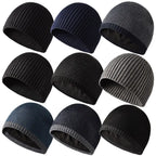 High Quality Woman Men Solid Cute New Warmer Bonnet Knitted Beanies Female Beanie Caps Winter Autumn Hats For Skiing Fishing