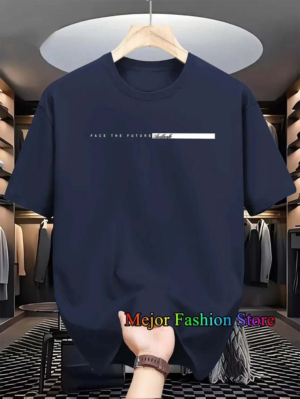 Summer New Women's Cotton T-shirts Letter Printed Short Sleeved Round Neck Tshirt High Street Casual Tees Oversized Unisex Tops