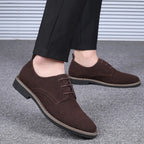Mens Dress Shoes Legitimate Leather Shoe PU Suede Casual Men Designer Social Male Black Business Luxury Man Men's Wedding Summer