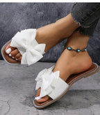 Women's Sandals Blin Blin Sweet Summer Sandals Shoes Women New Flat Sandals Beach Slippers For Summer Footwear Chaussures Femme