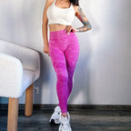 WOYYHO Athletic Pants Women Seamless Yoga Pants Mesh Sports Leggings High Waist Gym Tights Workout Squat Proof Pants