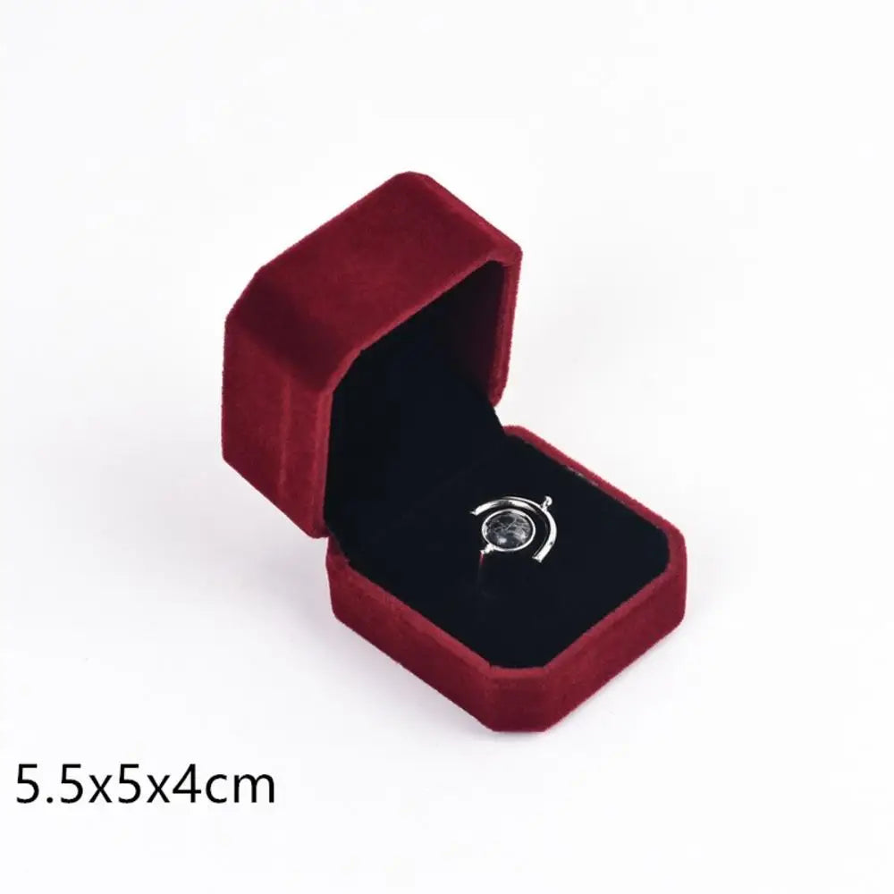 High-end Velvet Jewelry Box Necklace Ring Bracelet Pendant Earrings Storage Wedding Party Gift Box Jewelry Organizer Box Joyero