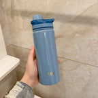 Tyeso Stainless Steel Thermos Water Bottle Portable Sport Vacuum Flask Keeps Cold and Heat Thermal Mug Insulated Car Tumbler Cup