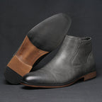 Comfortable Ankle Leather Boots For Men Boots For Men Fashion Brand