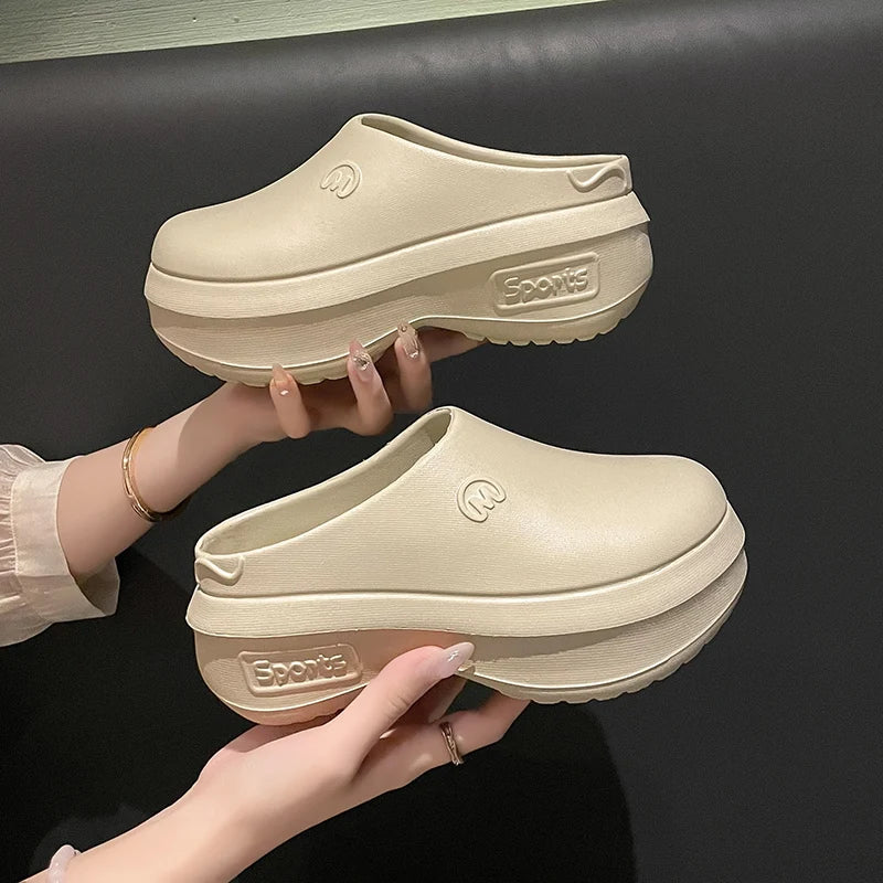 Women Sandals Summer Shoes Cook Work Flip-flop Waterproof Female Sandals Non-Slip Garden EVA Platform Slippers Casual Beach Shoe