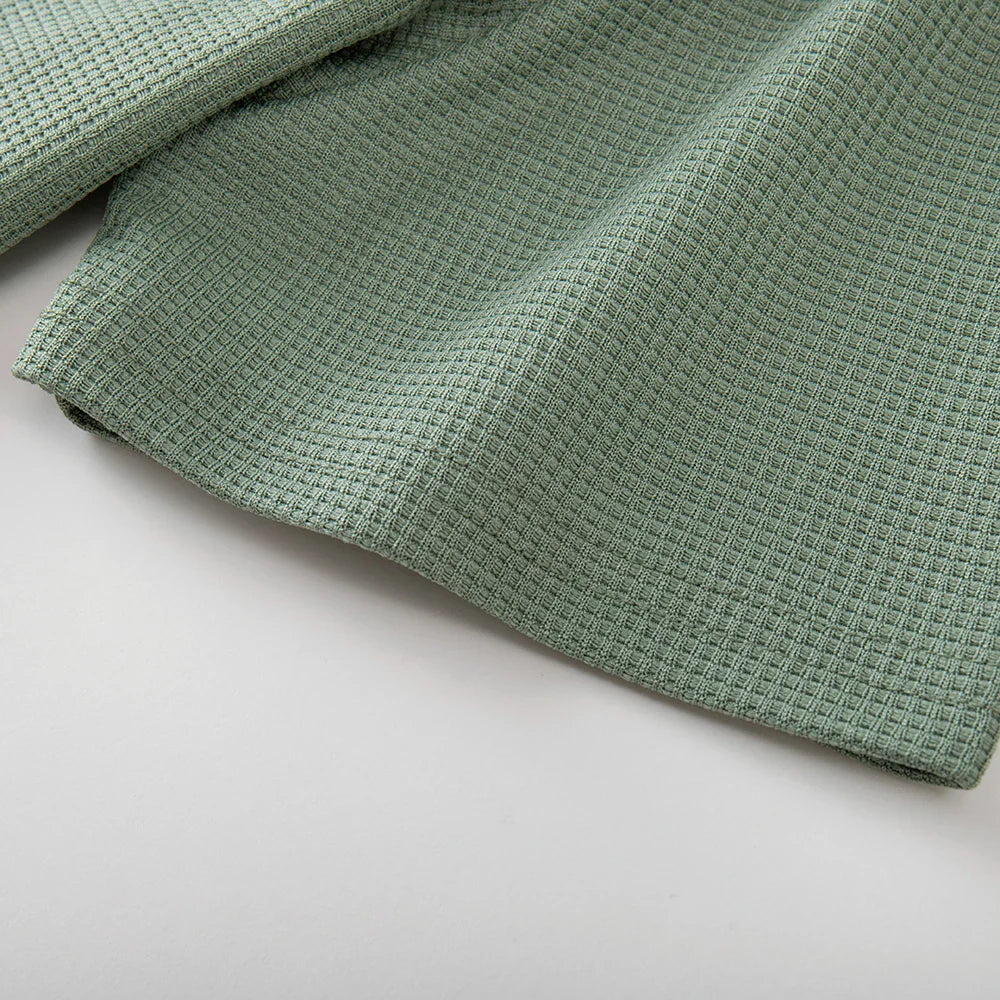 Summer O Neck Short Sleeve t-Shirts For Men Casual Waffle t-Shirt Mens Breathable Soild Tops Fashion t Shirt Tee Man Clothing