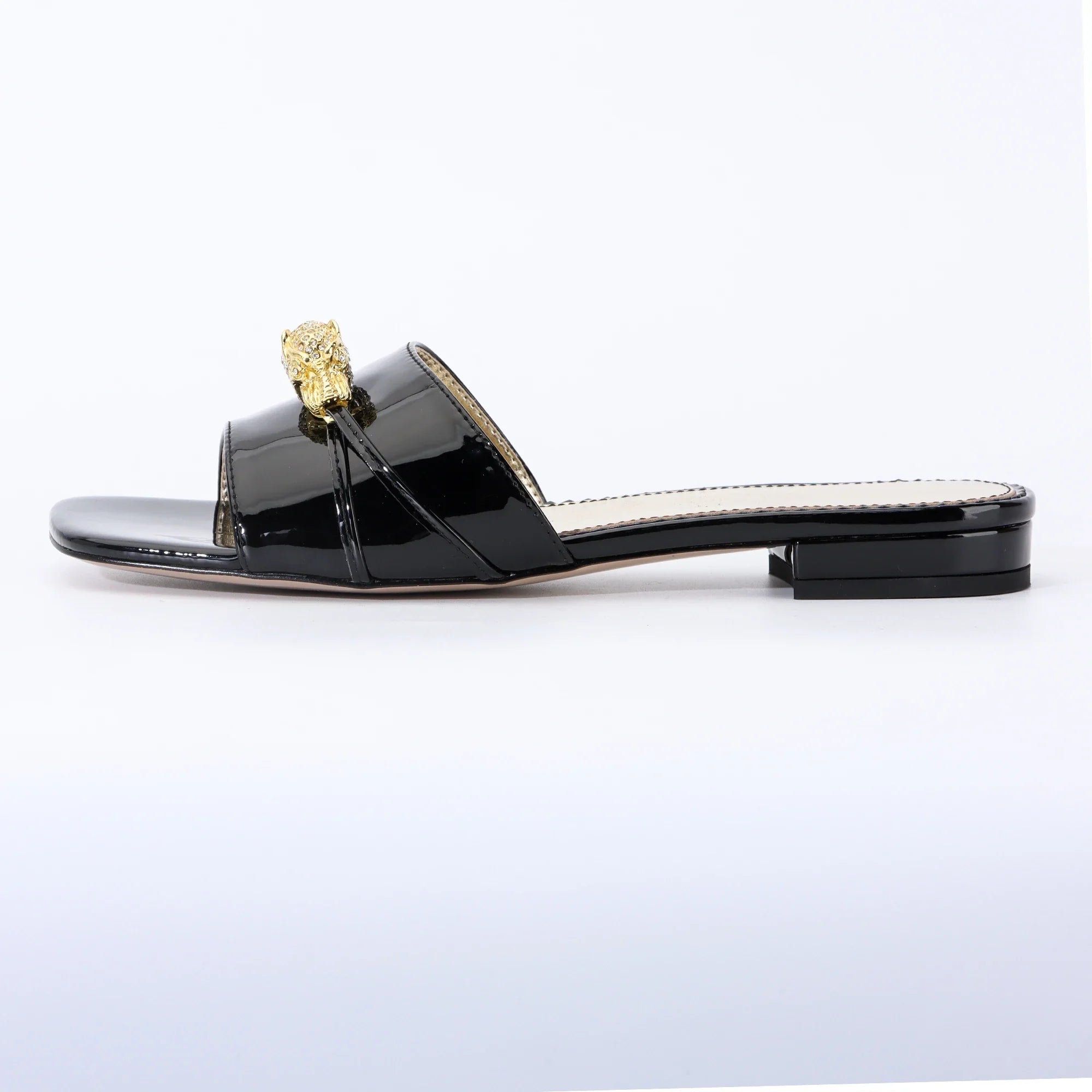 Designer Shoes for Women Jeweled Snake Flat Slides Sandals Summer 2024 Classic funny Slippers Women High Quality Luxury