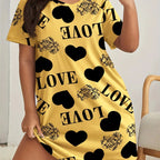 Summer Women's Halter Women's High Stretch Home Nightgowns Big Bust Girl's Dresses Plus Size Loose and Knee Skirt