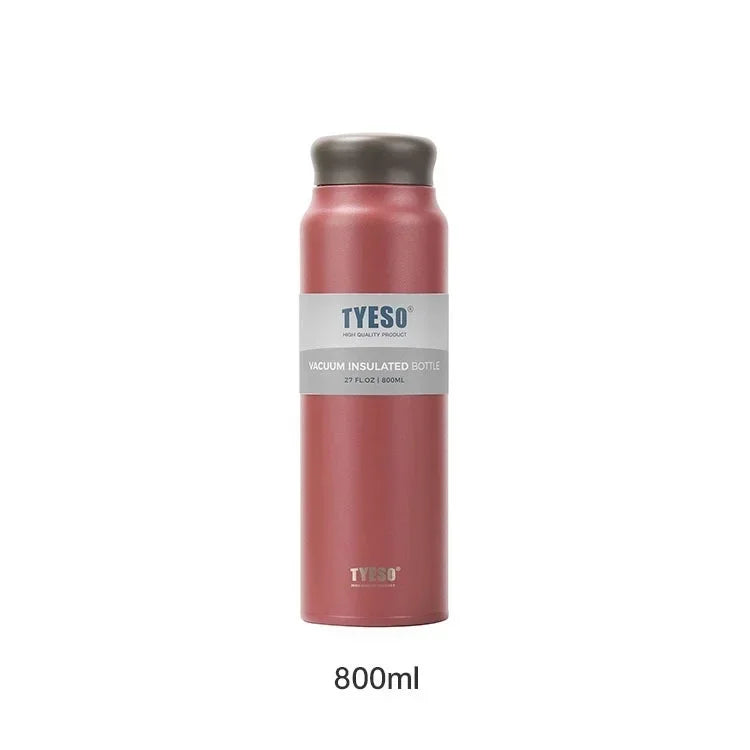 TYESO Stainless Steel Insulated Cups Coffee Thermos Cups Portable Large Capacity Home Office Travel Water Cup Drinking Utensil