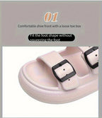 Hot Summer Outer Wear, Soft-Soled, Lightweight, Thick-Soled, Non-Slip, Wear-Resistant Beach Sandals for Women
