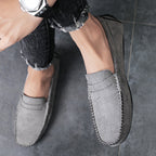 Fashion Suede Men Casual Shoes Breathable Comfort Slip-on Mens Driving Shoes Luxury Brand Men Loafers Mens Lazy Shoes Moccasins