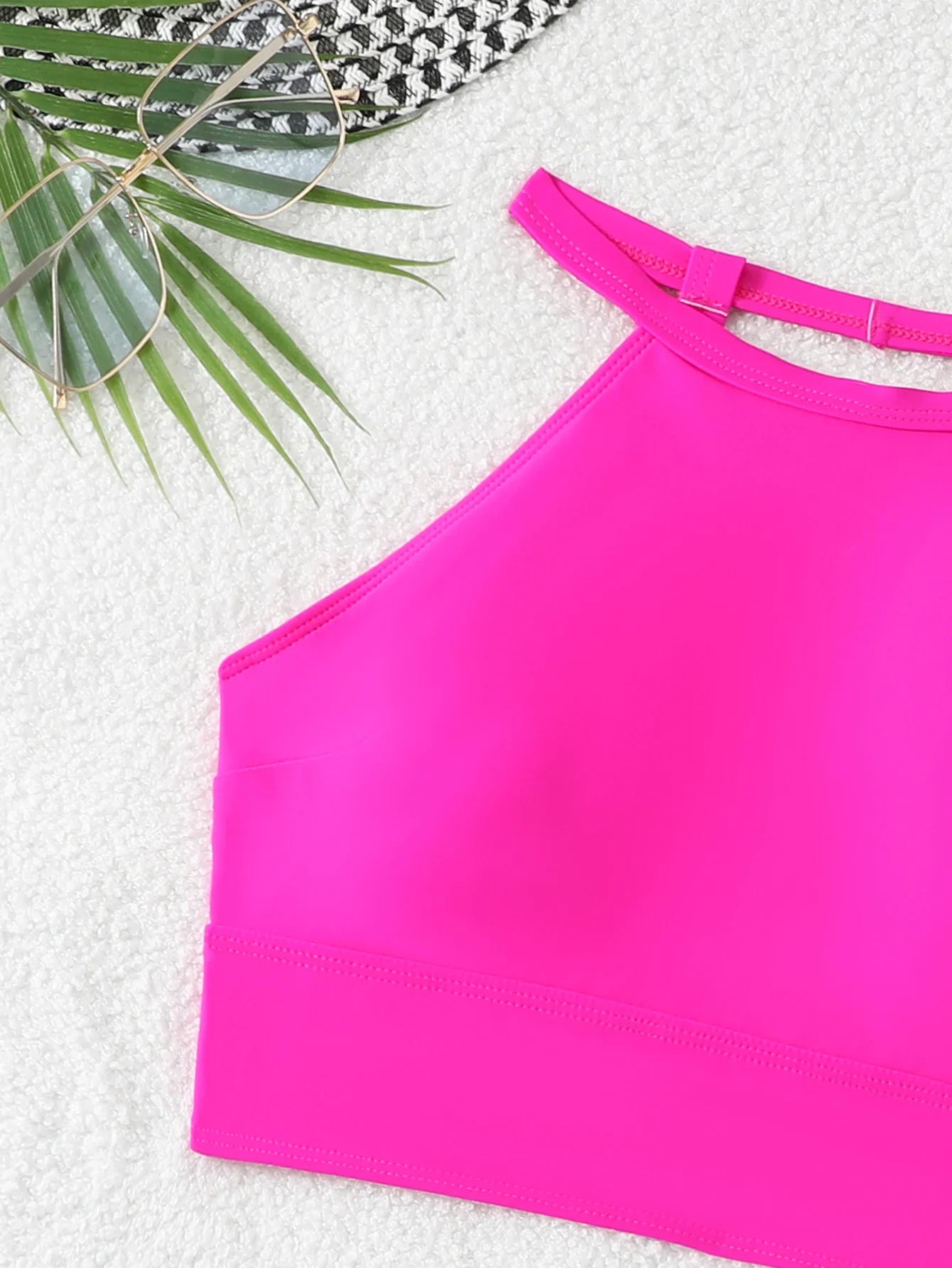 High Waist Swimsuit Sexy Halter Bikini 2025 Women Printed Swimwear Female Bathers Swimming Bathing Swim Suit Summer Beachwear