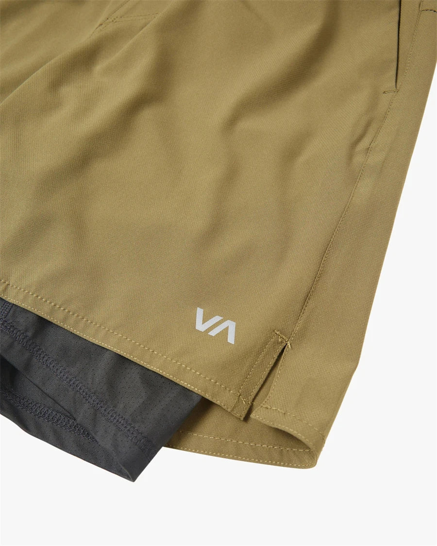 Fitness Shorts Men's Training Sports Jogging Fitness Woven Quick Dry New 2-in-1 Double-layer Sports Fitness Running Shorts