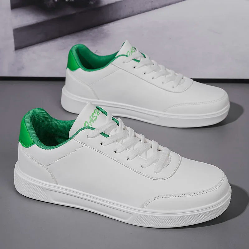 YRZL Men White Shoes Couple Casual Skateboard Shoes Comfortable Sneakers Lightweight Walking Women Tenis Shoes Plus Size 36-46