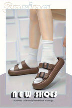 Hot Summer Outer Wear, Soft-Soled, Lightweight, Thick-Soled, Non-Slip, Wear-Resistant Beach Sandals for Women