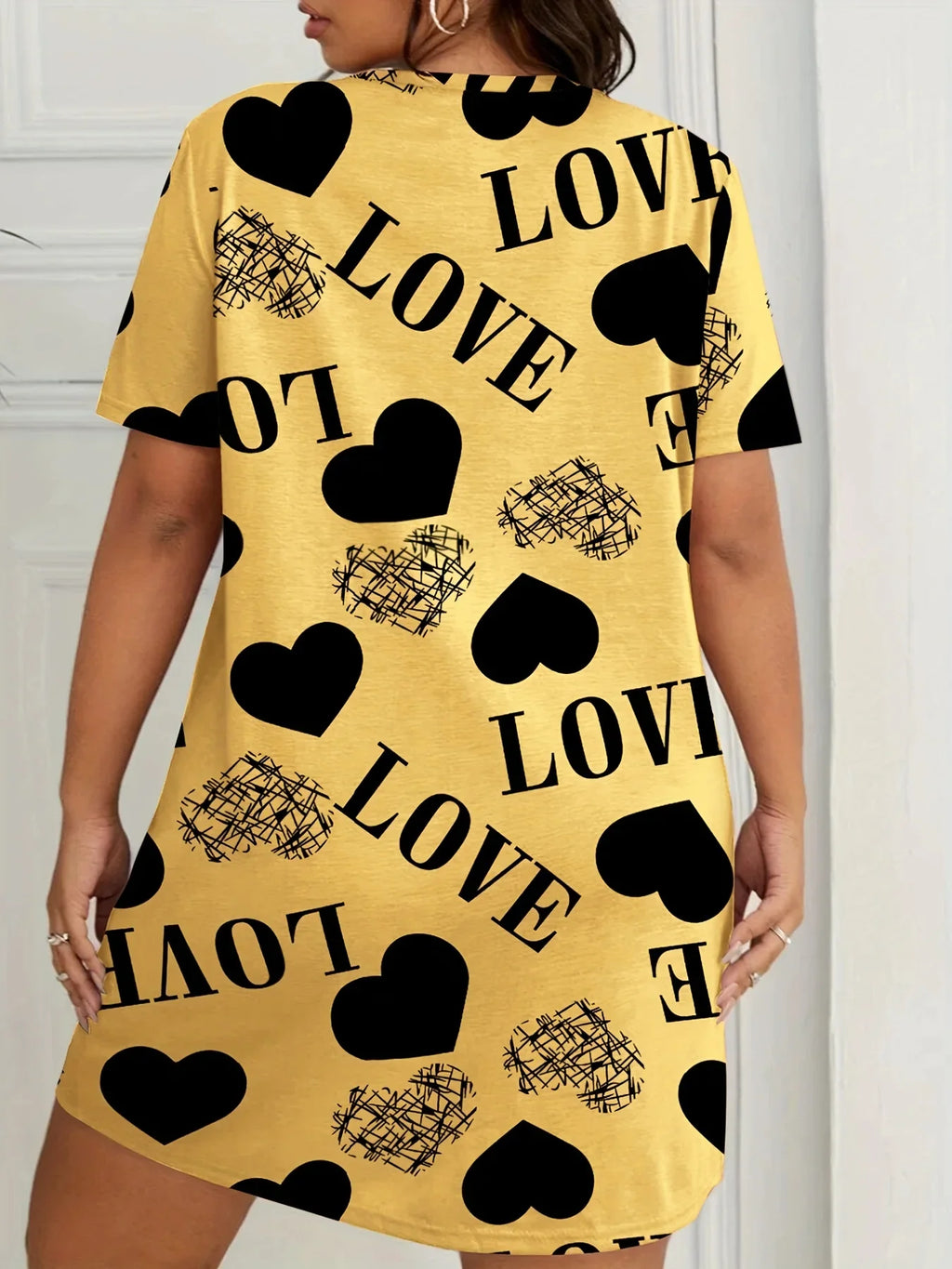 Summer Women's Halter Women's High Stretch Home Nightgowns Big Bust Girl's Dresses Plus Size Loose and Knee Skirt