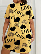 Summer Women's Halter Women's High Stretch Home Nightgowns Big Bust Girl's Dresses Plus Size Loose and Knee Skirt