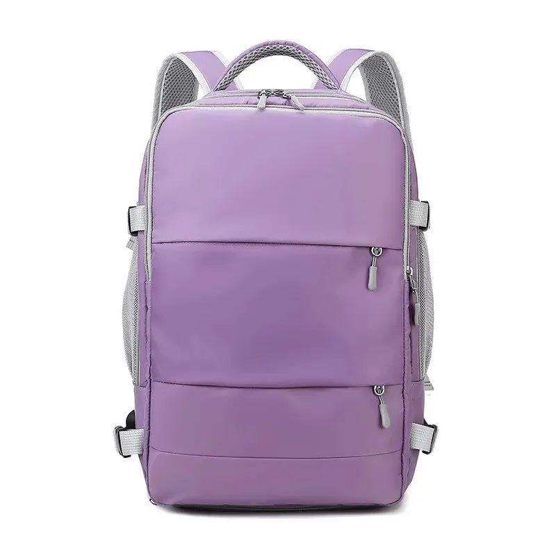 Women's Travel Backpack Large Capacity Journey Multifunction With Shoe Storage Multilayer Dry And Wet Separation Waterproof
