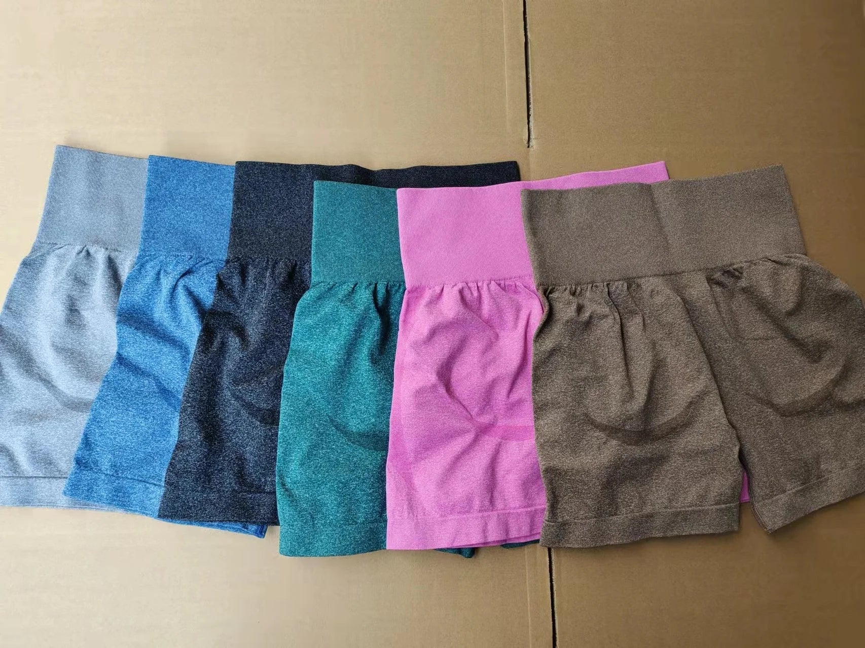 Women High Waist Compression Soft Comfort Seamless Contour Yoga Shorts Summer Outdoor Running Exercise Yoga Running Shorts