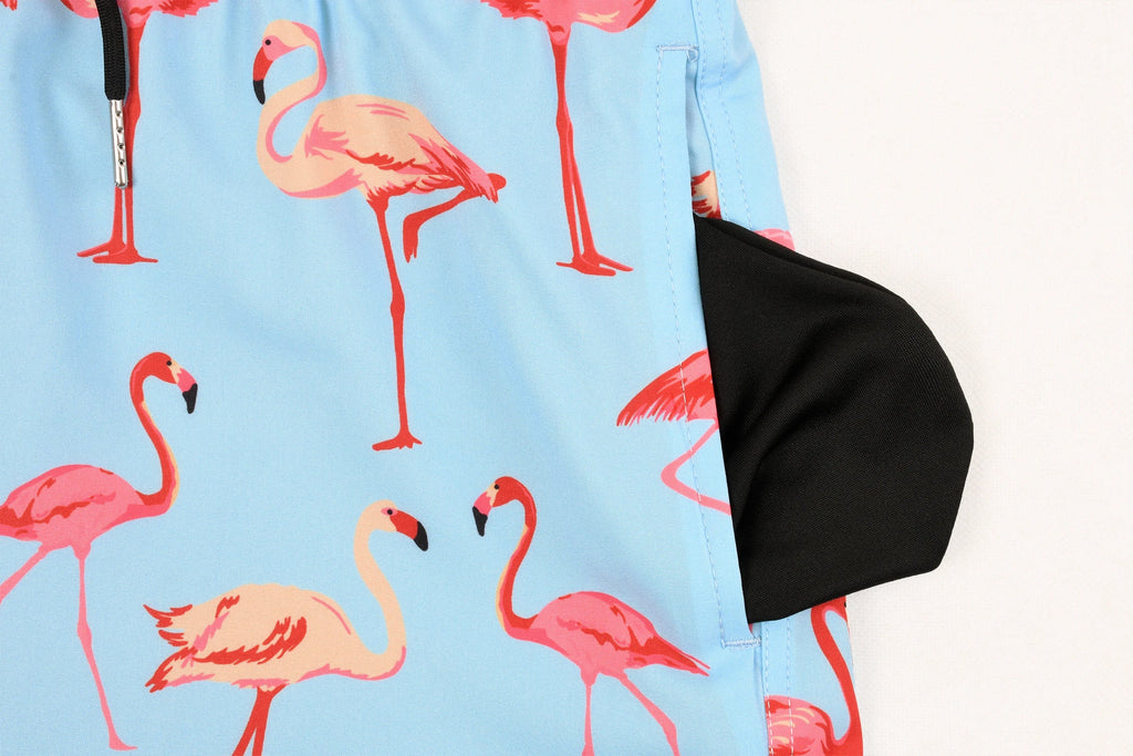 Summer New Polyester Digital Printed Anti-Embarrassment Quick-Drying Plus Size Boxer Swim Trunks, Suitable For Hot Springs. Men