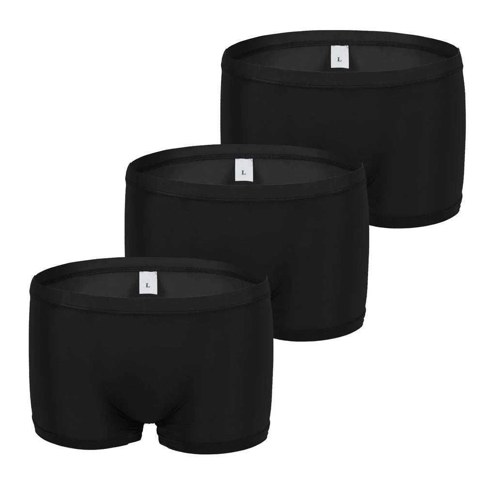CLEVER-MENMODE 3/ kit Men Underwear Ice Silk Sexy Translucent Boxer Shorts Ultra-thin Panties Boxershorts Underpants Cool