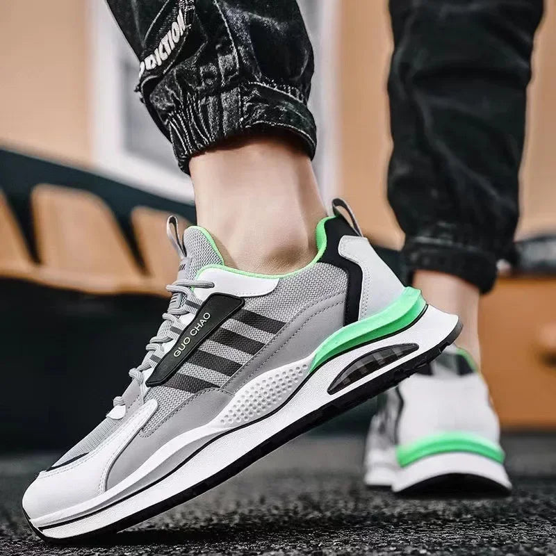 Brand Men Sneakers Mesh Breathable Casual Shoe Air Cushioning Athletic Running Shoes for Men Light Training Shoe Tenis Masculino