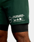 Fitness Shorts Men's Training Sports Jogging Fitness Woven Quick Dry New 2-in-1 Double-layer Sports Fitness Running Shorts