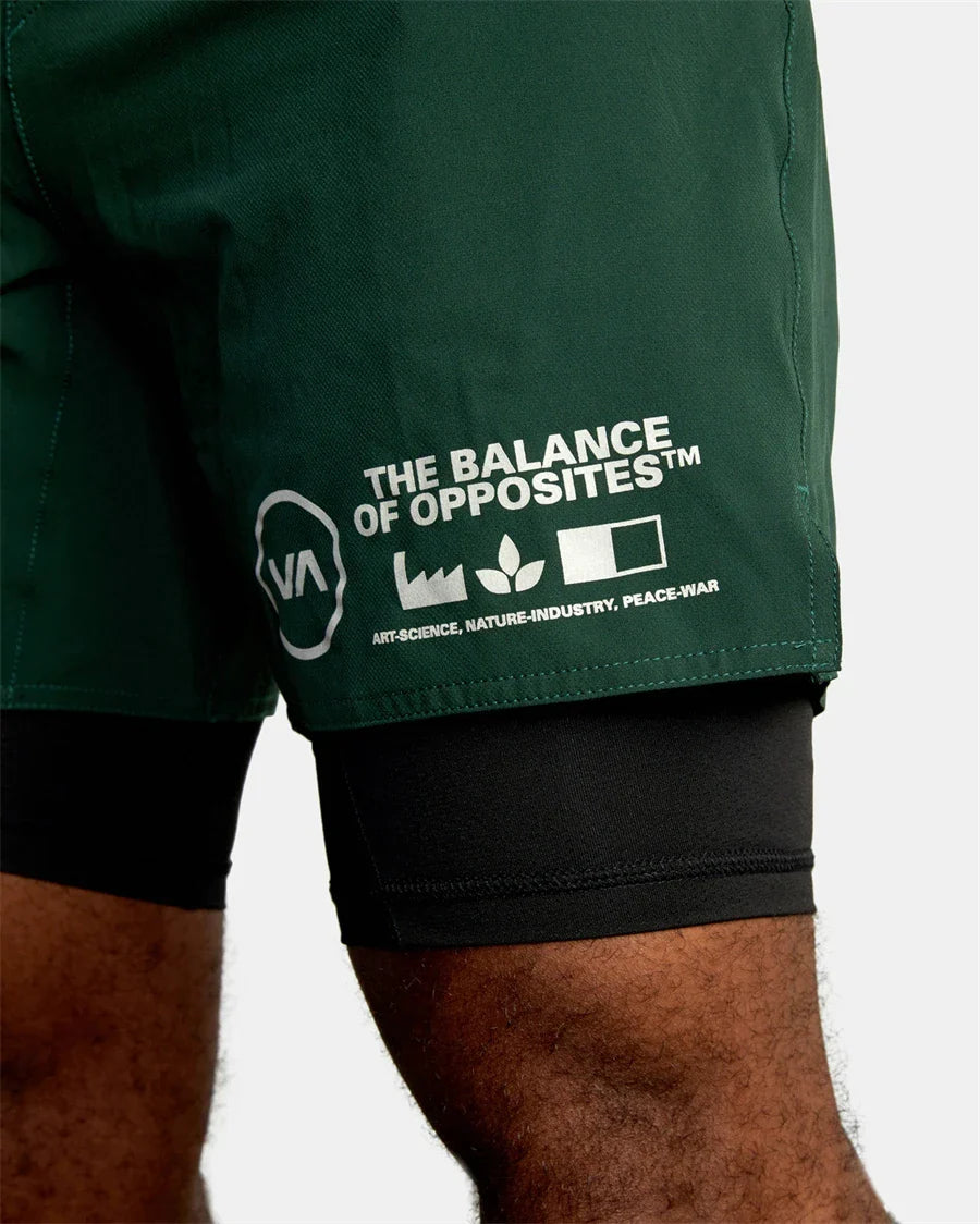 Fitness Shorts Men's Training Sports Jogging Fitness Woven Quick Dry New 2-in-1 Double-layer Sports Fitness Running Shorts