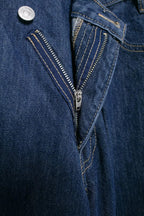 TRAF Women's Basic Hundred Jeans New Fashion Asymmetric Design High Waist Wide Leg Trousers Casual Women's Straight Leg Jeans