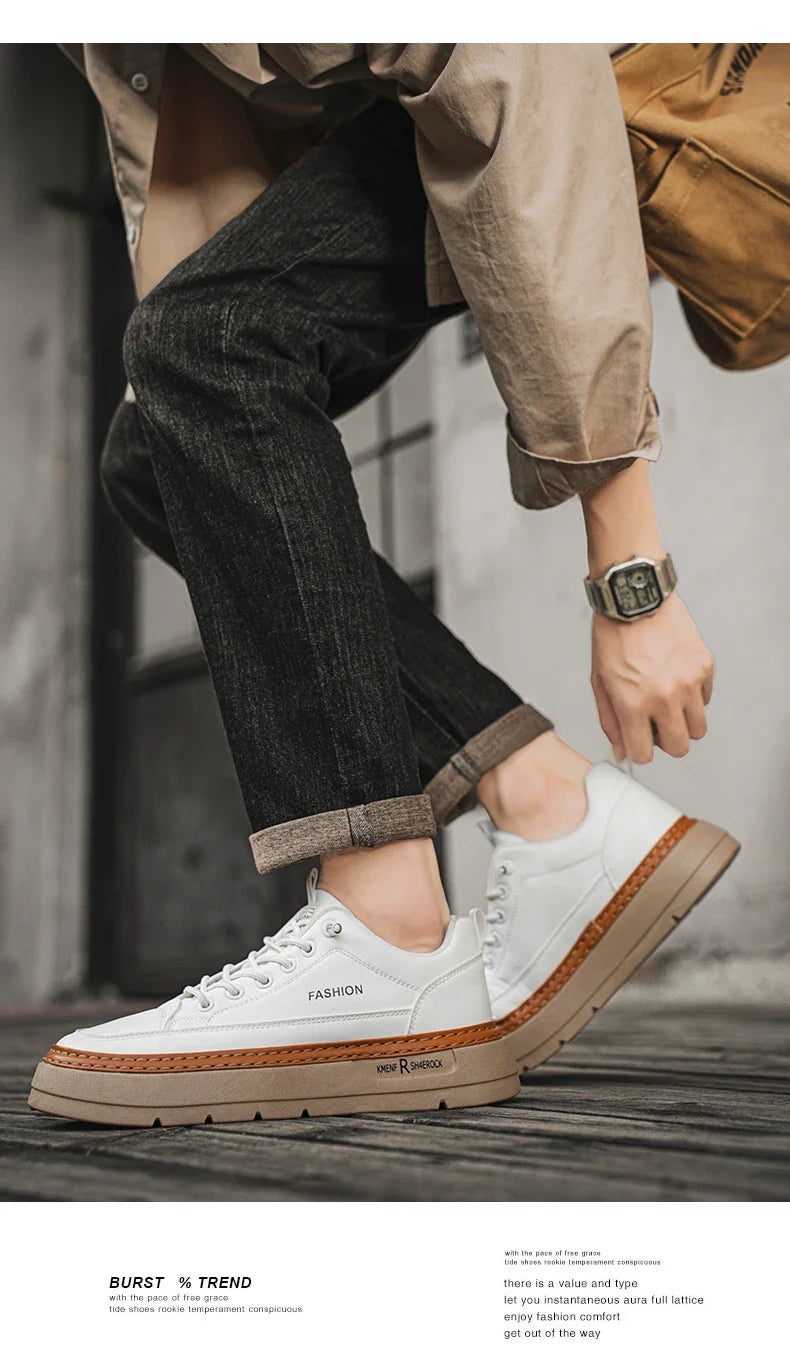Couple Men's Casual Sneakers Trendy Shoes Men's Shoes2025Summer Breathable Season Comfortable Sneaker