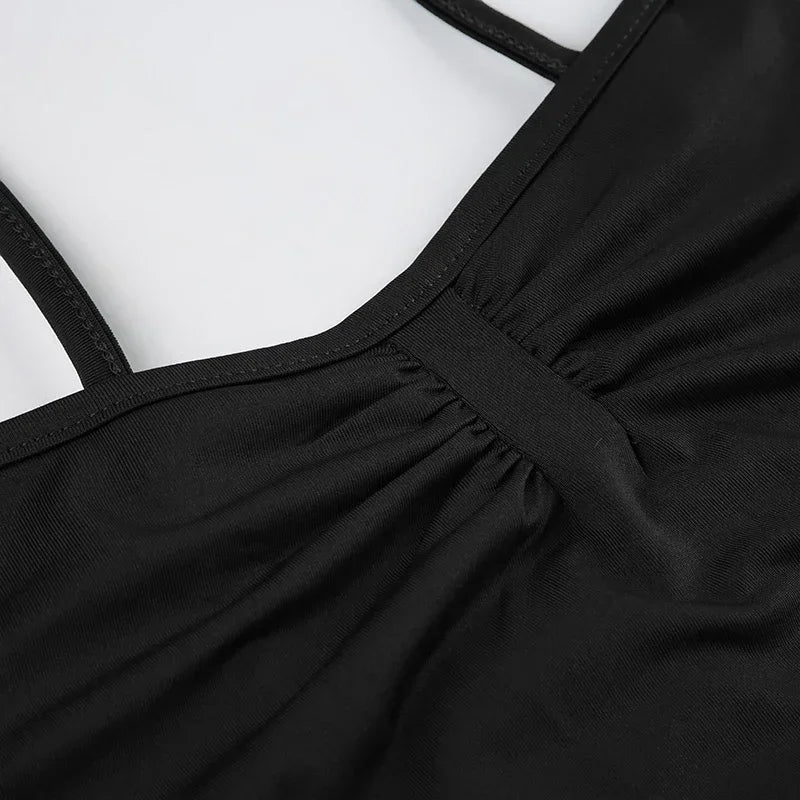 Summer Women Solid Sports Camisole Jumpsuit Sexy Backless Tight Elastic Vest Fitness Yoga Suit