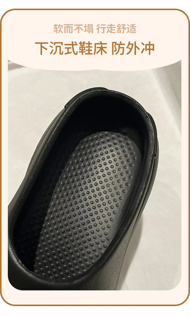 Women Sandals Summer Shoes Cook Work Flip-flop Waterproof Female Sandals Non-Slip Garden EVA Platform Slippers Casual Beach Shoe