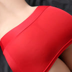 Dazzling Women's Ice Silk Sheer Nightclub Mini Tube Dress Perfect Party Wear for Enticing Appeal and Unmatched Comfort