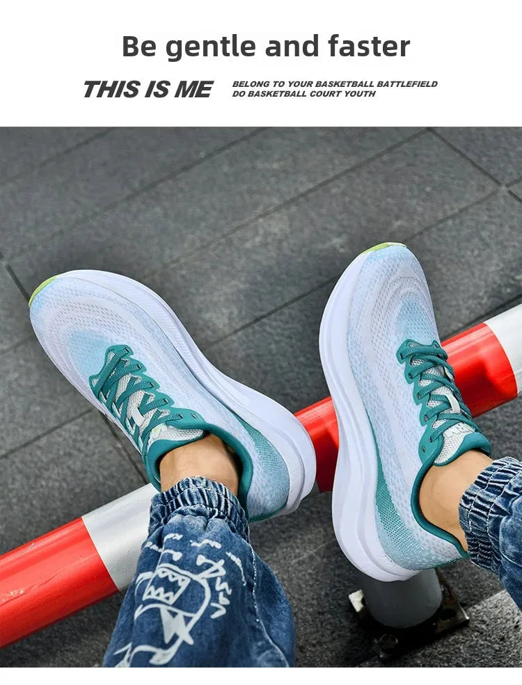 Fashionable Video Shock Absorption Running Shoes Sports Unisex Lightweight Mesh Breathable CLIMACOOL Technology Running Shoes