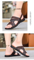 Fashion Sandals Men Summer Slip On Casual Slippers Outdoor Beach Shoes Male Classic Men's Sandals Slippers