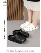 Hole shoes men's summer new outer wear bag head couple half bag heel bag head garden shoes beach women's shoes