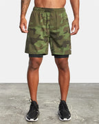 Fitness Shorts Men's Training Sports Jogging Fitness Woven Quick Dry New 2-in-1 Double-layer Sports Fitness Running Shorts