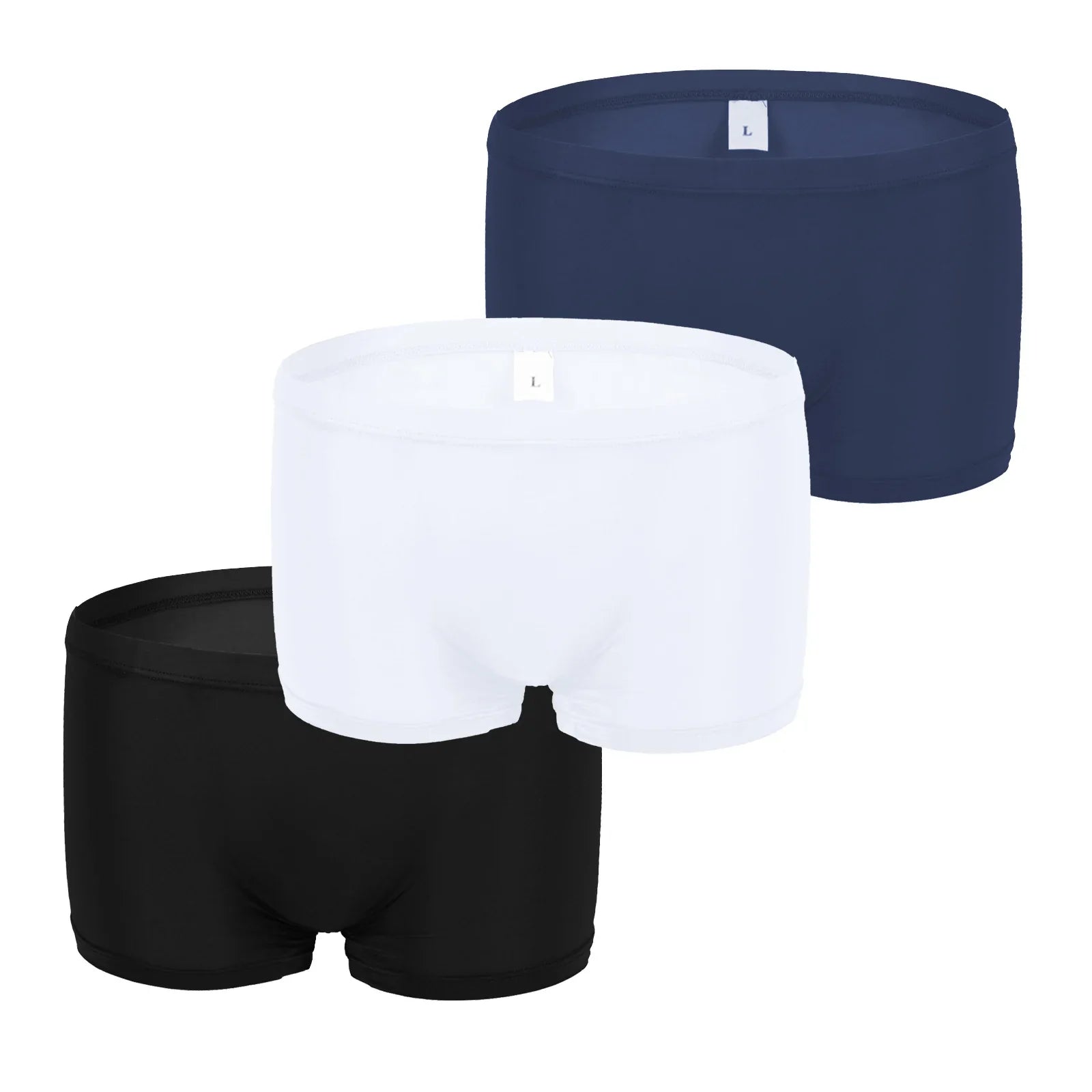 CLEVER-MENMODE 3/ kit Men Underwear Ice Silk Sexy Translucent Boxer Shorts Ultra-thin Panties Boxershorts Underpants Cool