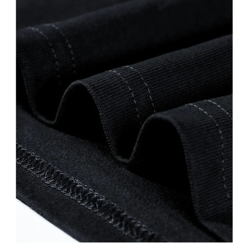 Tide Brand Summer Letter Printing Half-sleeved T-shirt Men's Women's Casual Pure Cotton Round Neck LooseShort-sleevedT-shirtTide