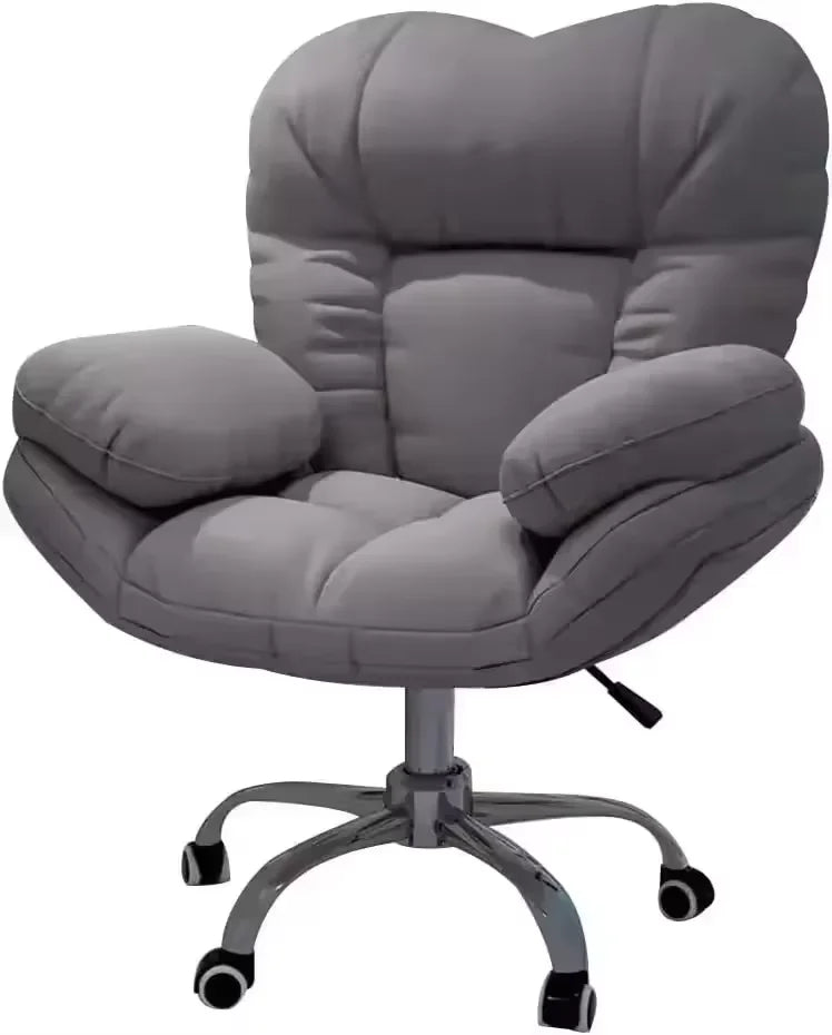 Dark Gray Recliner Gaming Chair - Home Office Desk Chair with Lift, Comfortable Armchair for Living Room & Bedroom