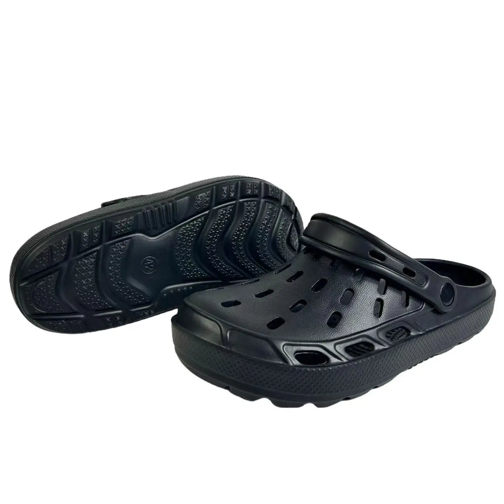 Men's Casual Closed Toe Slide On The Platform EVA Clogs Outdoor Non-slip Hollowed-out Multi-Functional Beach Shoes Boys Sandals